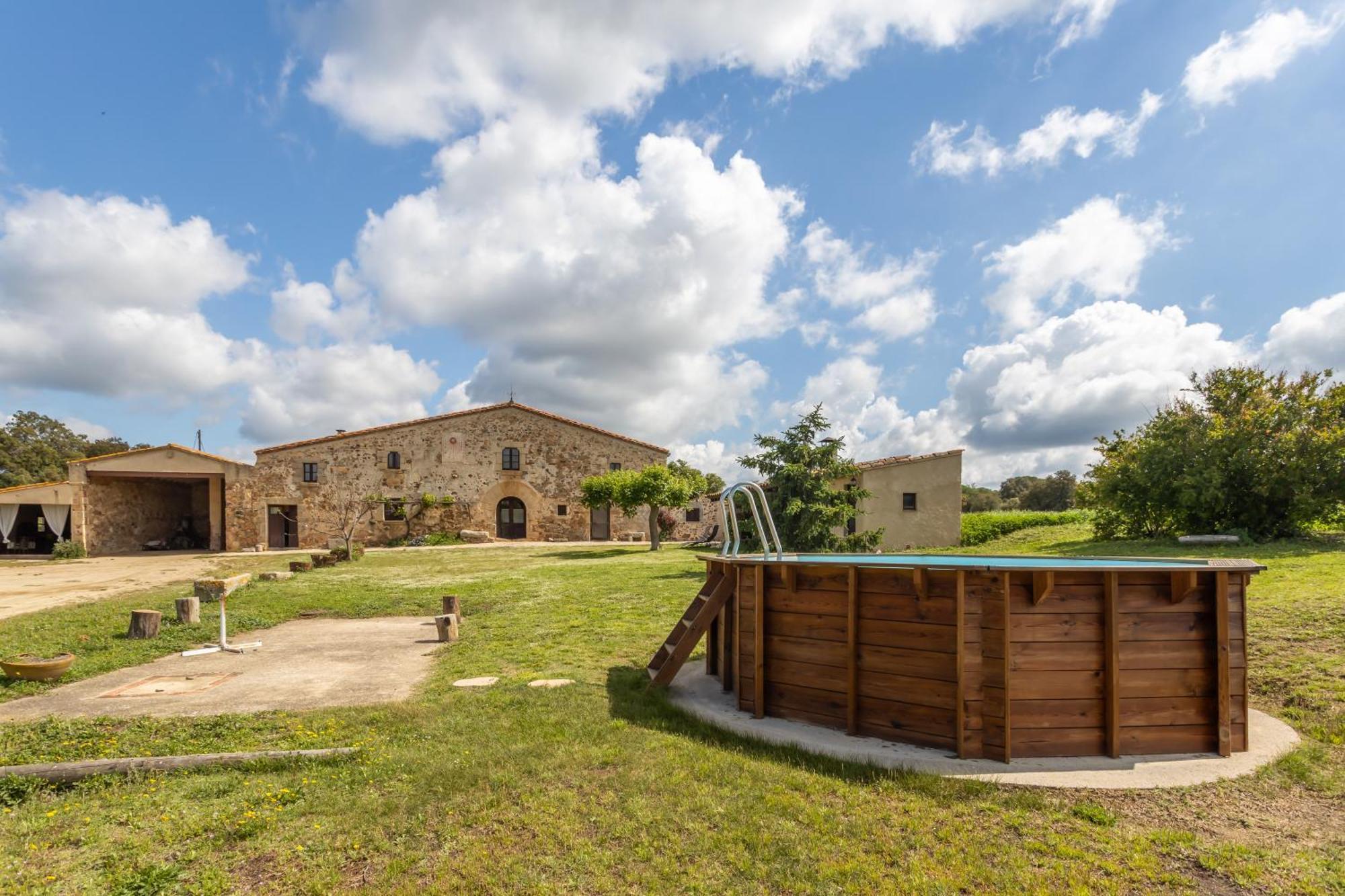La Pahissa De Can Abras Casa Rural ジローナ エクステリア 写真